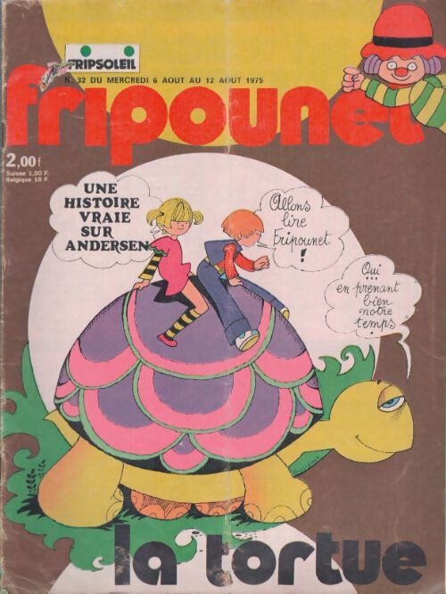 Livrenpoche : Fripounet 1975 n°32 : La tortue - Collectif - Livre