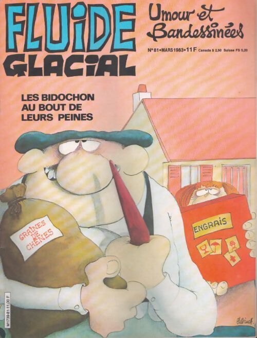 Livrenpoche : Fluide Glacial n°81 : Les Bidochon au bout de leurs peines - Collectif - Livre