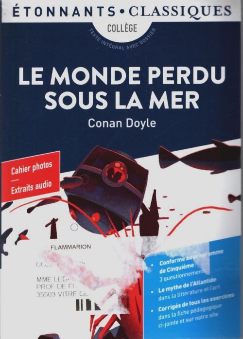 Livrenpoche : Le monde perdu sous la mer - Arthur Conan Doyle - Livre