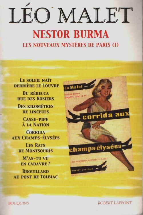 Livrenpoche : Nestor Burma : Les nouveaux mystères de Paris Tome I - Léo Malet - Livre