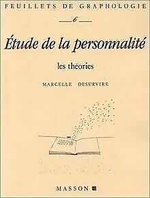 Livrenpoche : Feuillets de graphologie Tome VI : Etude de la personnalité - Marcelle Desurvire - Livre