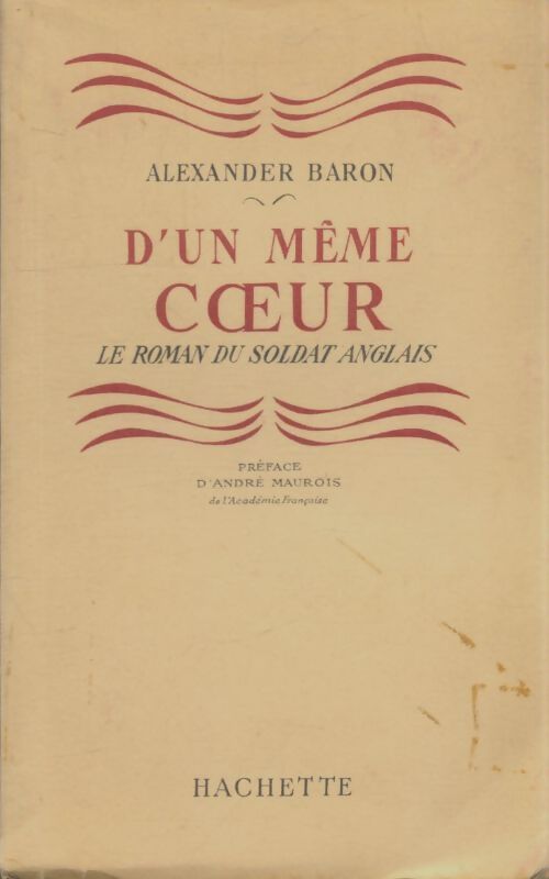Livrenpoche : D'un même coeur - Alexander Baron - Livre