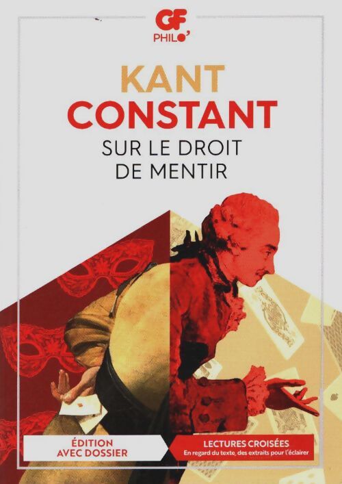 Livrenpoche : Sur le droit de mentir - Kant; Constant - Livre
