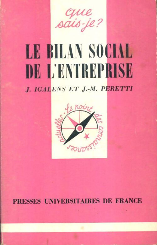 Livrenpoche : Le bilan social de l'entreprise - Jacques Igalens, Jean-Marie Peretti - Livre
