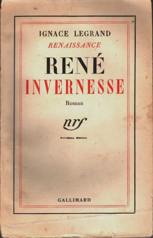 Livrenpoche : Renaissance : René Invernesse - Ignace Legrand - Livre
