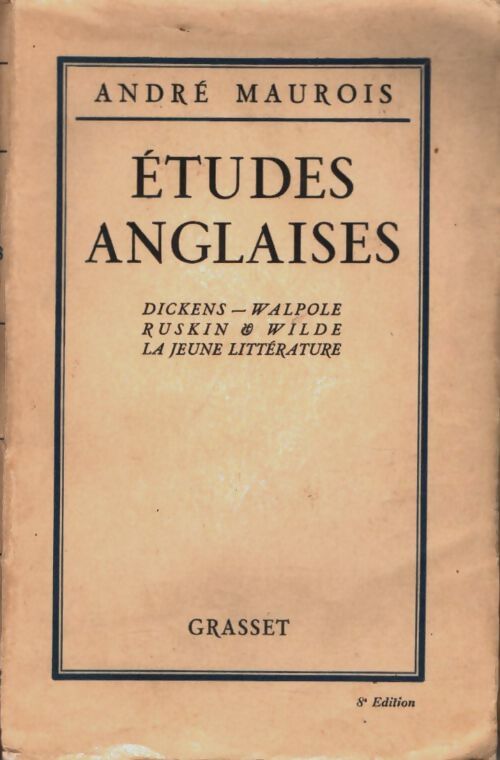 Livrenpoche : Études anglaises - André Maurois - Livre