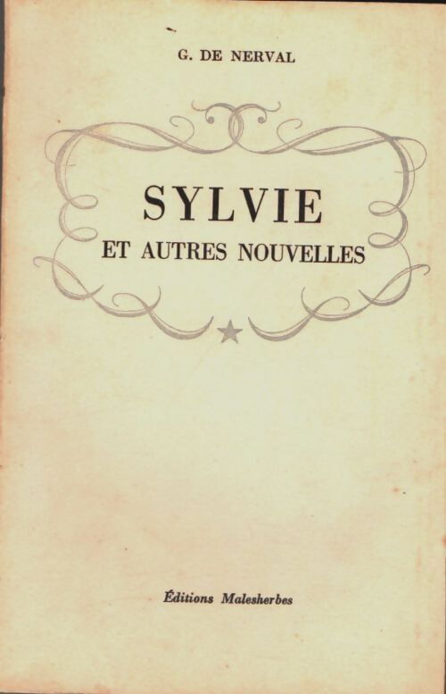 Livrenpoche : Sylvie et autres nouvelles - Gérard De Nerval - Livre