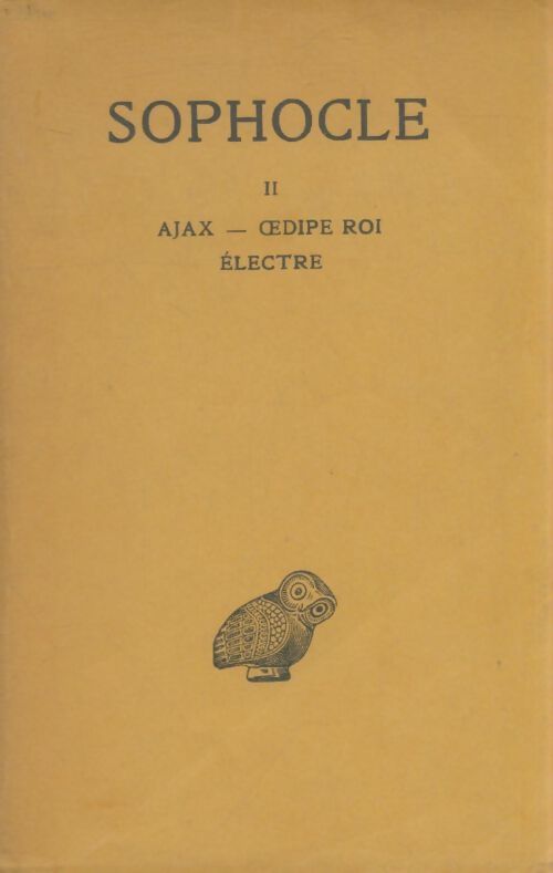 Livrenpoche : Ajax,/ Oedipe roi / Electre - Sophocle - Livre