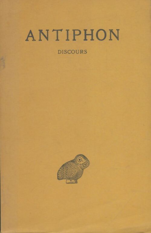 Livrenpoche : Antiphon discours - Antiphon - Livre
