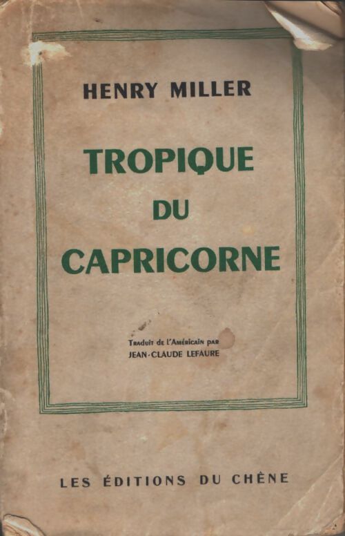 Livrenpoche : Tropique du capricorne - Henry Miller - Livre