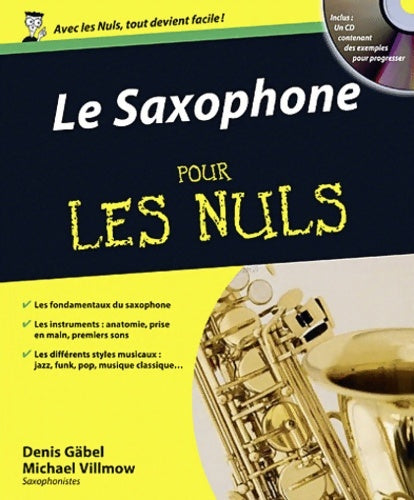 Livrenpoche : Le saxophone pour les nuls + cd harmonica - Michael Villmow - Livre