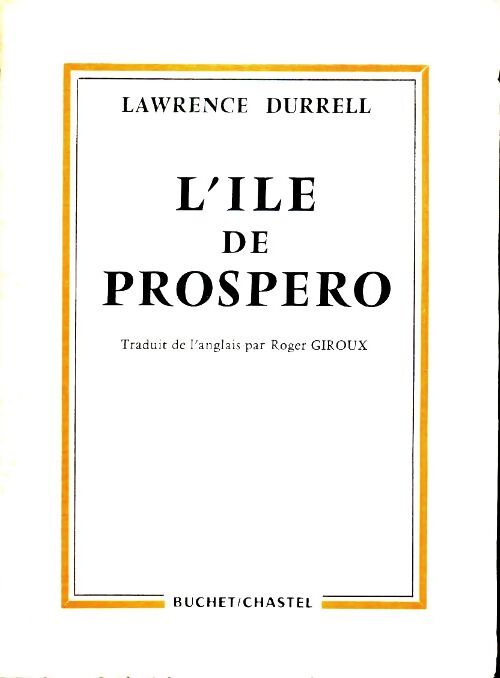 Livrenpoche : L'ile de Prospéro - Lawrence Durrell - Livre