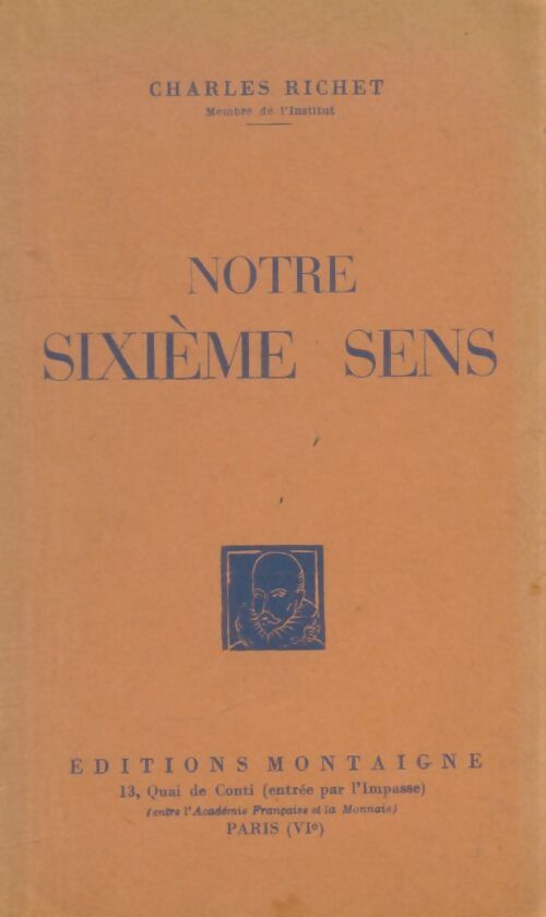 Livrenpoche : Notre sixième sens - Charles Richet - Livre