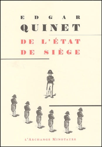 Livrenpoche : De l'etat de siège - Edgar Quinet - Livre