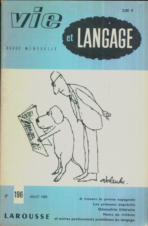 Livrenpoche : Vie et langage n°196 - Collectif - Livre