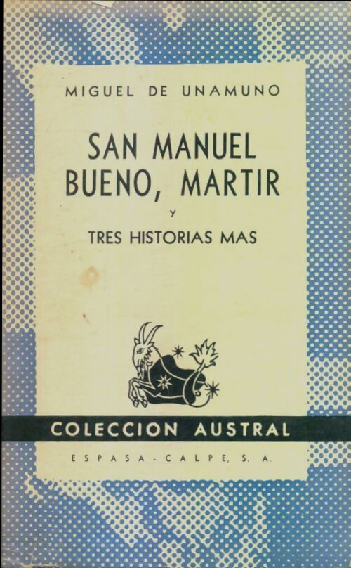 Livrenpoche : San Manuel bueno, martir - Miguel De Unamuno - Livre
