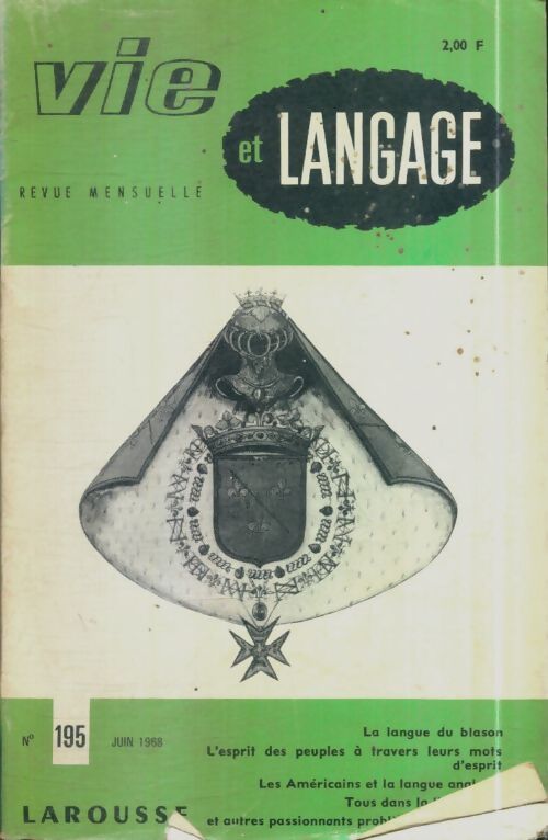 Livrenpoche : Vie et langage n°195 - Collectif - Livre