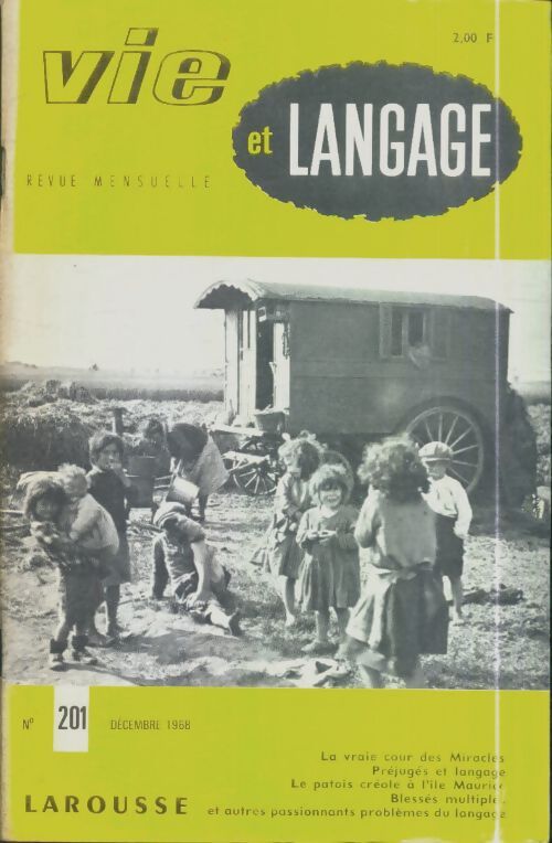 Livrenpoche : Vie et langage n°201 - Collectif - Livre