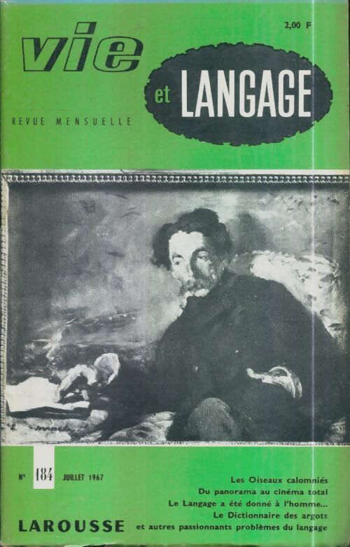 Livrenpoche : Vie et langage n°184 - Collectif - Livre