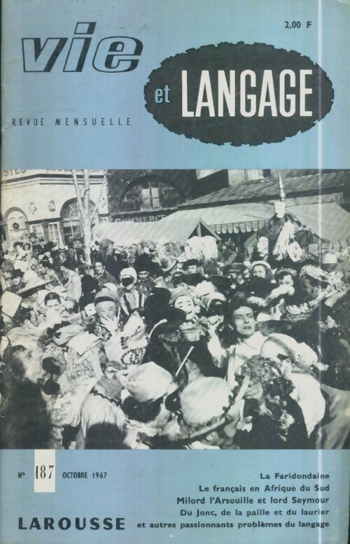 Livrenpoche : Vie et langage n°187 - Collectif - Livre