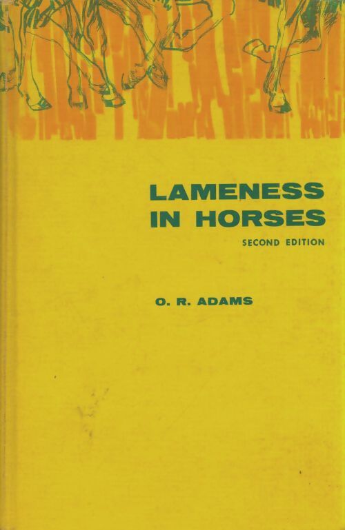 Livrenpoche : Lameness in horses - O.R Adams - Livre