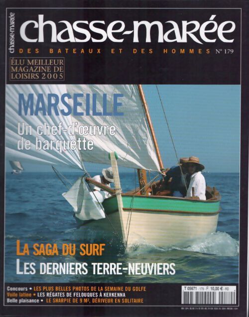 Chasse-marée n°179 : Marseille / La saga du surf / Les derniers terre-neuviers - Collectif - Livre