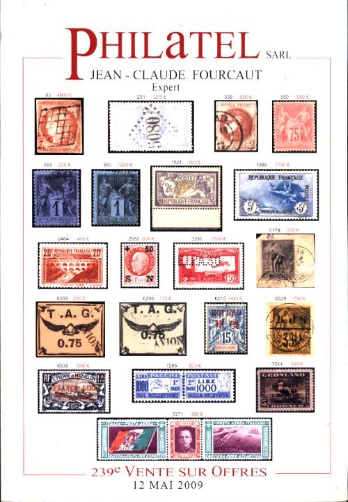 Livrenpoche : 239e vente sur offres Philatel - Jean-Claude Fourcaut - Livre