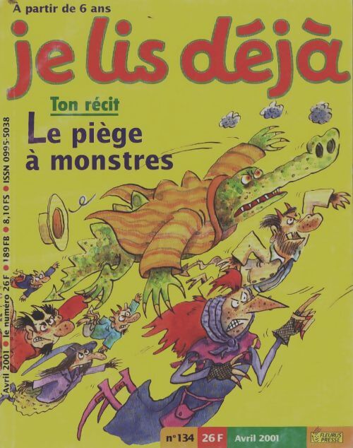 Livrenpoche : Je lis déjà n°134 : Le piège à monstres - Collectif - Livre