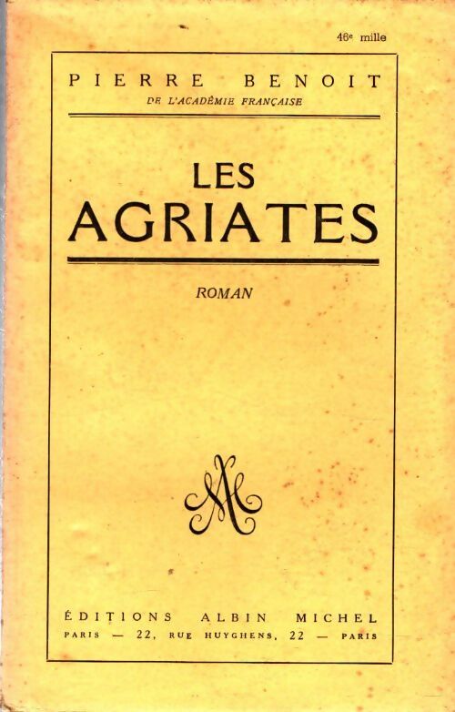 Livrenpoche : Les Agriates - Pierre Benoit - Livre