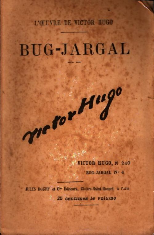 Livrenpoche : Bug-jargal Tome IV - Victor Hugo - Livre