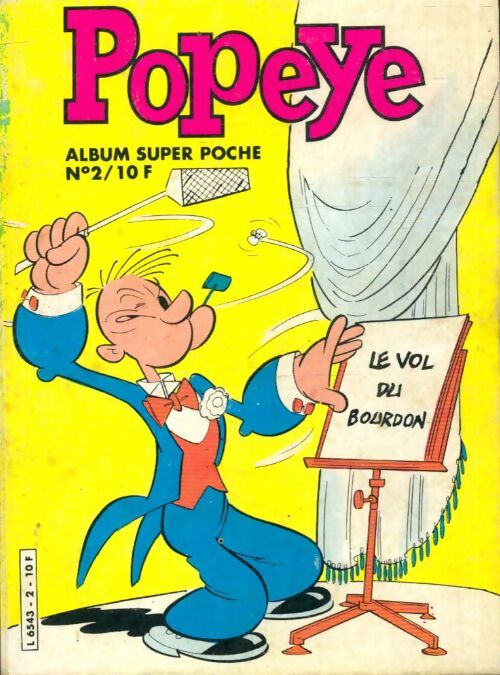Livrenpoche : Popeye n°2 : Le vol du bourdon - Collectif - Livre