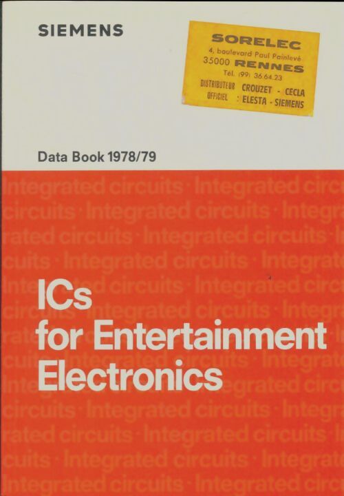 Livrenpoche : ICs for entertainment electronics - Collectif - Livre
