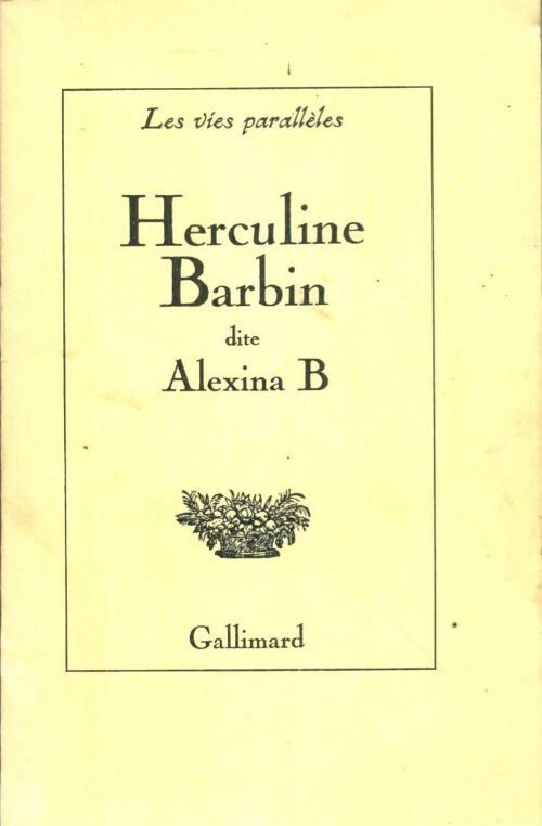 Herculine Barbin dite Alexina B - Inconnu - Livre