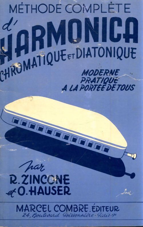 Livrenpoche : Méthode complète d'harmonica chromatique et diatonique - R Zincone - Livre