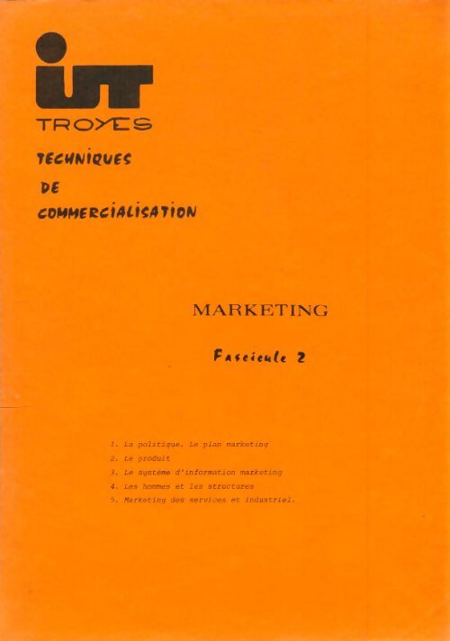 Livrenpoche : Marketing fascicule 2 - Collectif - Livre