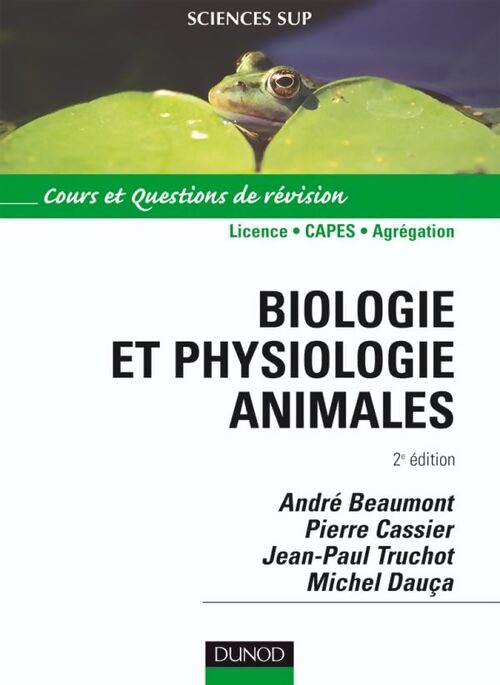 Livrenpoche : Biologie et physiologie animale : Cours et questions de révision - Collectif - Livre