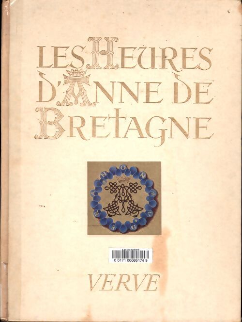 Verve n° 14-15 : Les heures d'anne de Bretagne - Collectif - Livre