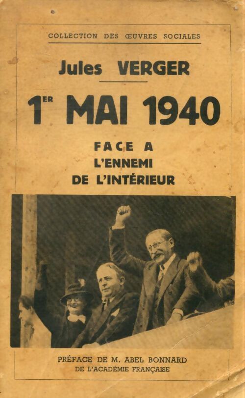 Livrenpoche : 1er mai 1940. Face à l'ennemi de l'intérieur - Jules Verger - Livre