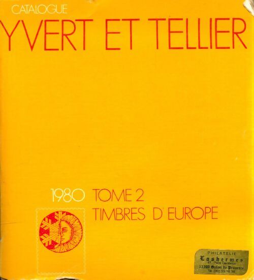 Catalogue Yvert et Tellier 1980 Tome II : Timbres d'Europe - Yvert et Tellier - Livre