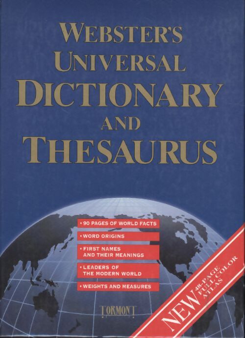 Webster's universal dictionary and thesaurus - Collectif - Livre