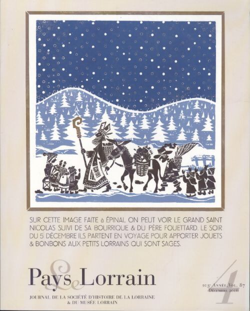 Pays lorrain 103e année vol 87 n°4 - Collectif - Livre