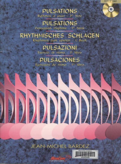 Pulsations : Rythmes à jouer 1er livre - Jean-Michel Bardez - Livre