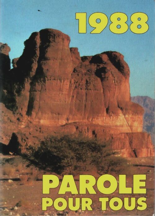 Parole pour tous 1988 - Collectif - Livre