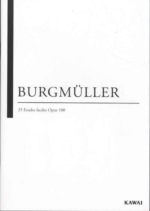 Burgmüller : 25 études faciles opus 100 - Burgmüller - Livre
