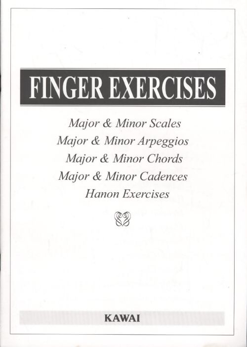 Finger exercices : Major & minor cadences - Collectif - Livre
