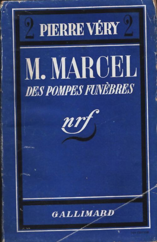 Mr Marcel, des Pompes funèbres - Pierre Véry - Livre