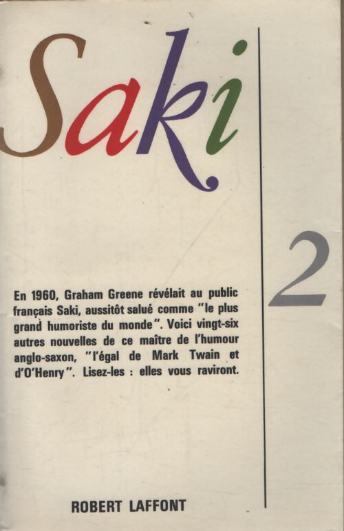 Saki Tome II - Collectif - Livre