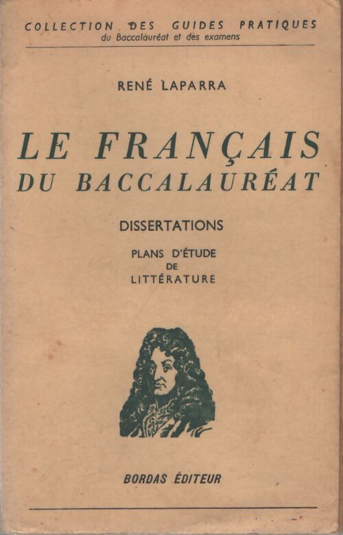 Le français au baccalauréat Tome I - René Lappara - Livre