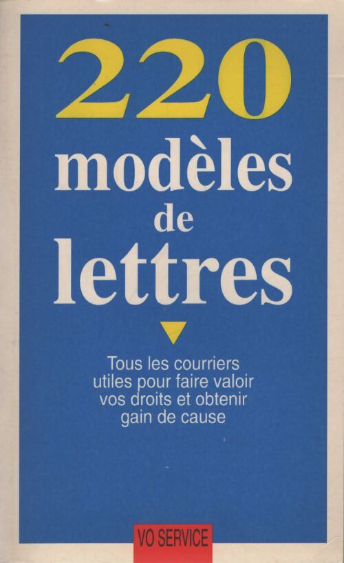 220 modèles de lettres - Collectif - Livre