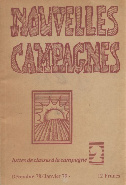 Nouvelles campagnes décembre 78/janvier 79 - Collectif - Livre